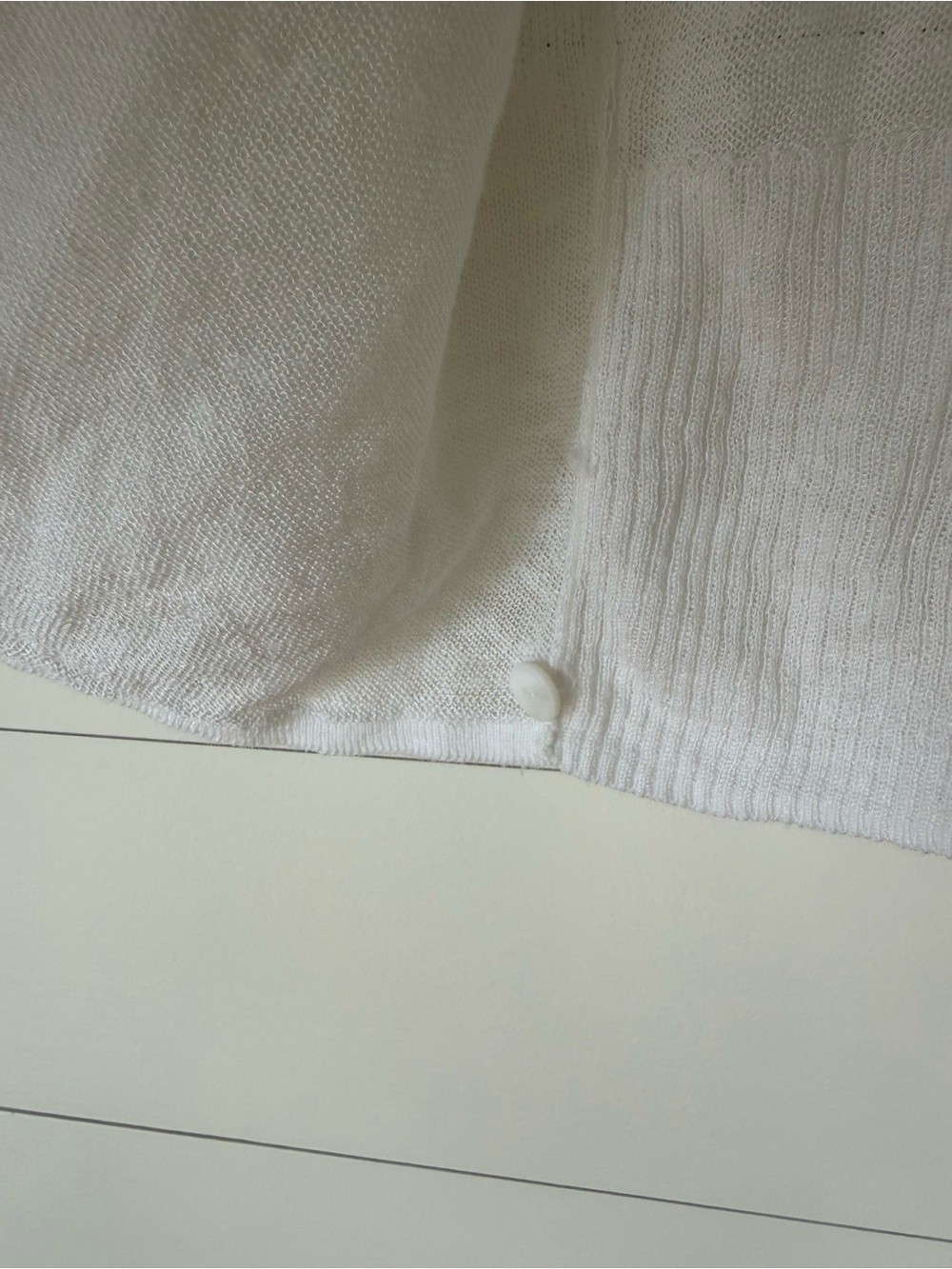 Nic & Zoe Sweater 4 way Paper White Convertible Cardigan Large - Picture 9 of 16